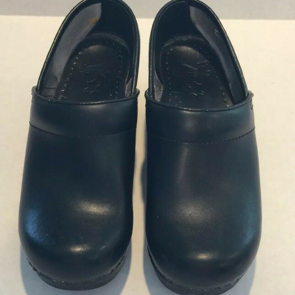 DANSKO Professional Black Cabrio Clog Shoes 10.5